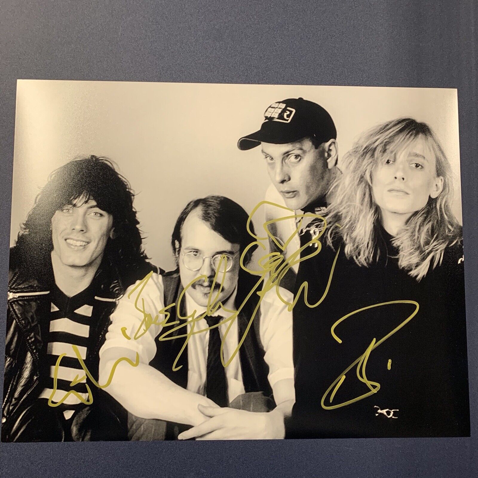 CHEAP TRICK FULL BAND SIGNED 11x14 Photo Poster painting SIGNED AUTOGRAPHED VERY RARE COA