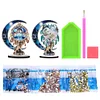 2pcs Wolf Dreamcatcher DIY Diamond Painting Single Sided Wooden Ornaments
