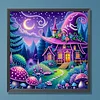 Witch Hat Houses - Crystal Rhinestone Diamond Painting