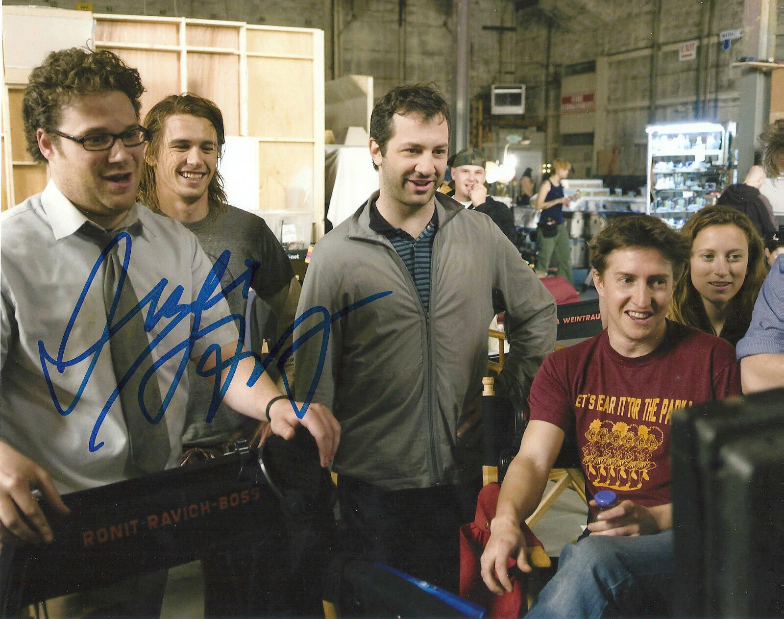 JUDD APATOW '40 YEAR OLD VIRGIN' DIRECTOR SIGNED 8X10 PICTURE 2 *COA