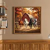 Horse Farm-11CT Stamped Cross Stitch 50*50cm/19.69*19.69in tapestrymarket