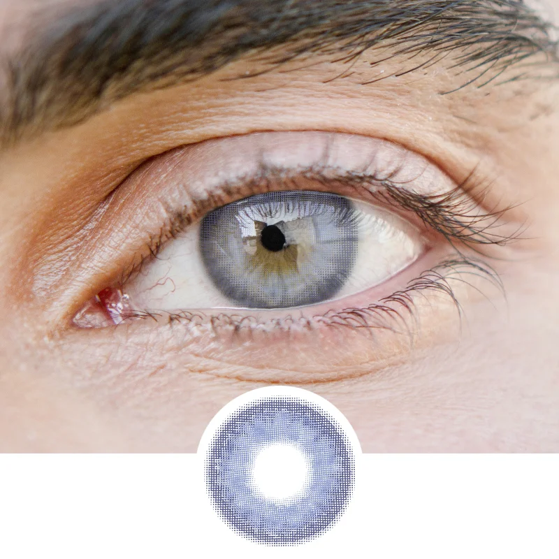 Men' Diamond Prismatic Purple(12 months) contact lenses