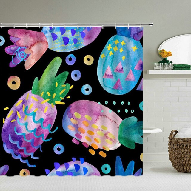 

Shower Curtain – Jellyfishs Flowers and Birds-180*180cm, 501 Original
