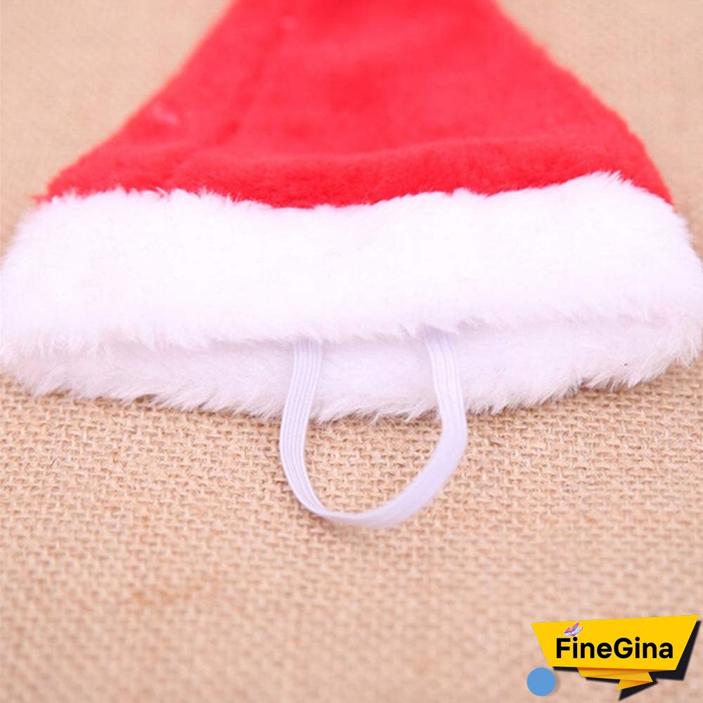610PCS Dog Santa Hat Cute Birthday Party Cone Christmas Pet Costumes for Puppy Kitten