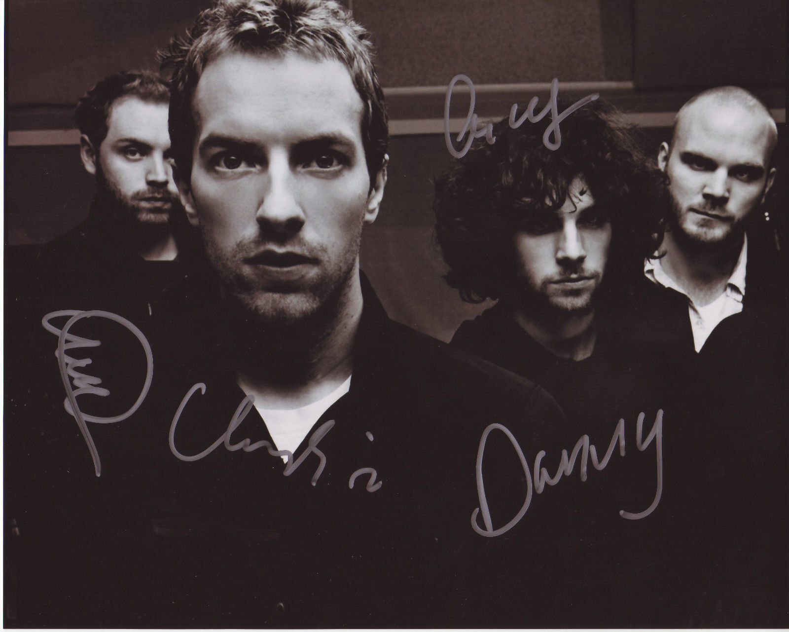 COLDPLAY AUTOGRAPH SIGNED PP Photo Poster painting POSTER