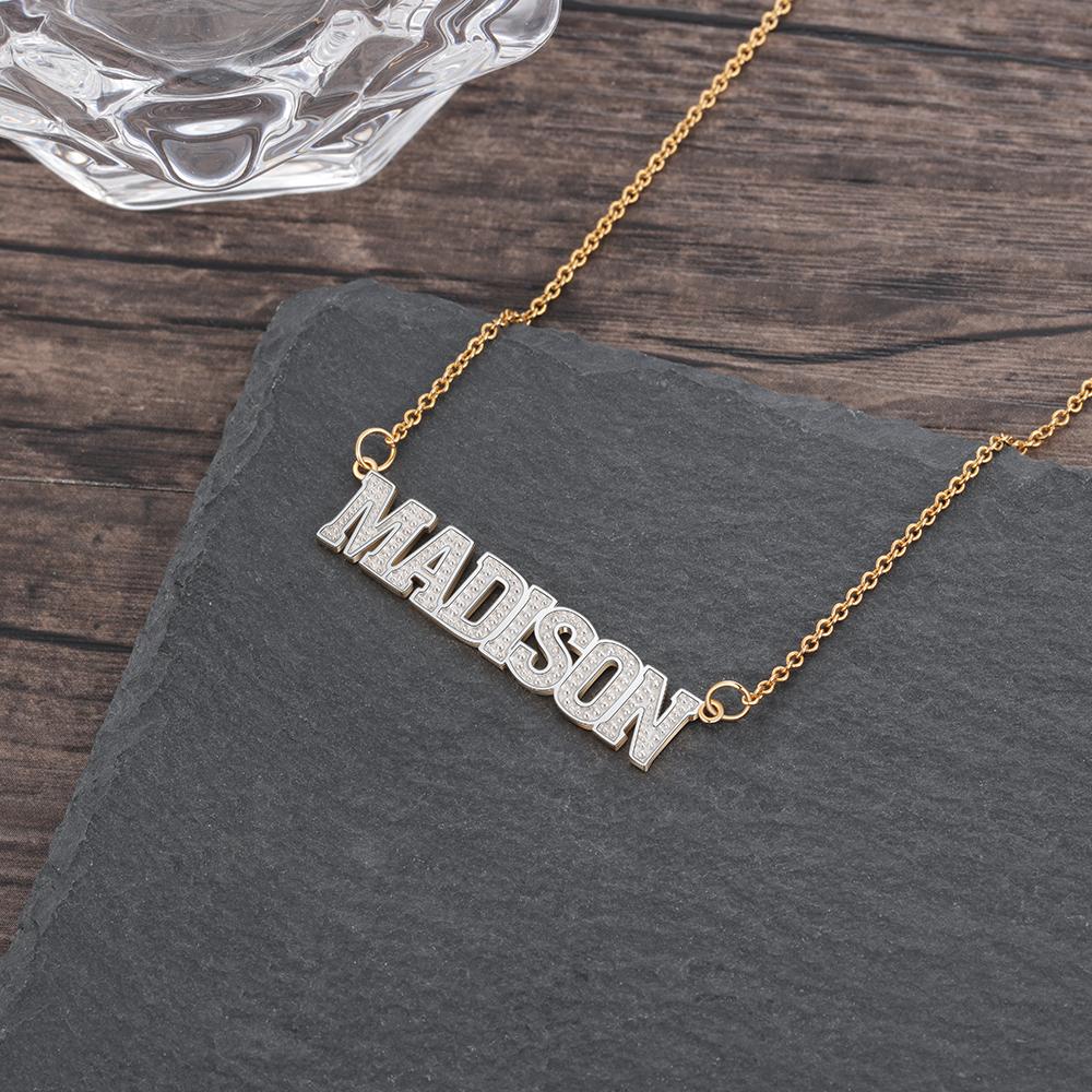 Crystal name necklace Clearance