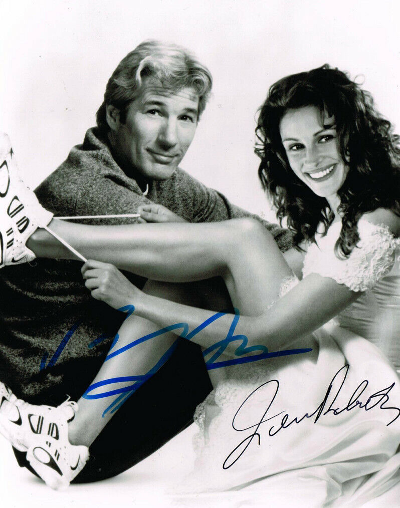 RICHARD GERE & JULIA ROBERTS Signed Photo Poster paintinggraph - Film Star Actors - preprint