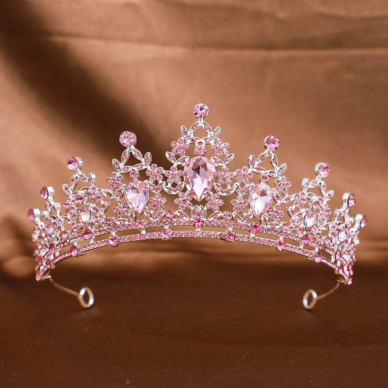 Women’s Elegant Streetwear Crown Alloy Plating Rhinestones Crown