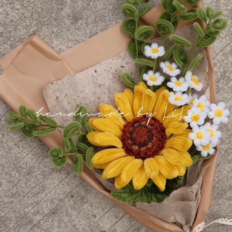 DIY Pipe Cleaners Kit - Sunflower Bouquet