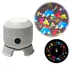 Dynamic LED Projector Light 360 Degree Rotating Projection Night Light Rechargeable & Adjustable Brightness for Bedroom Home Theater
