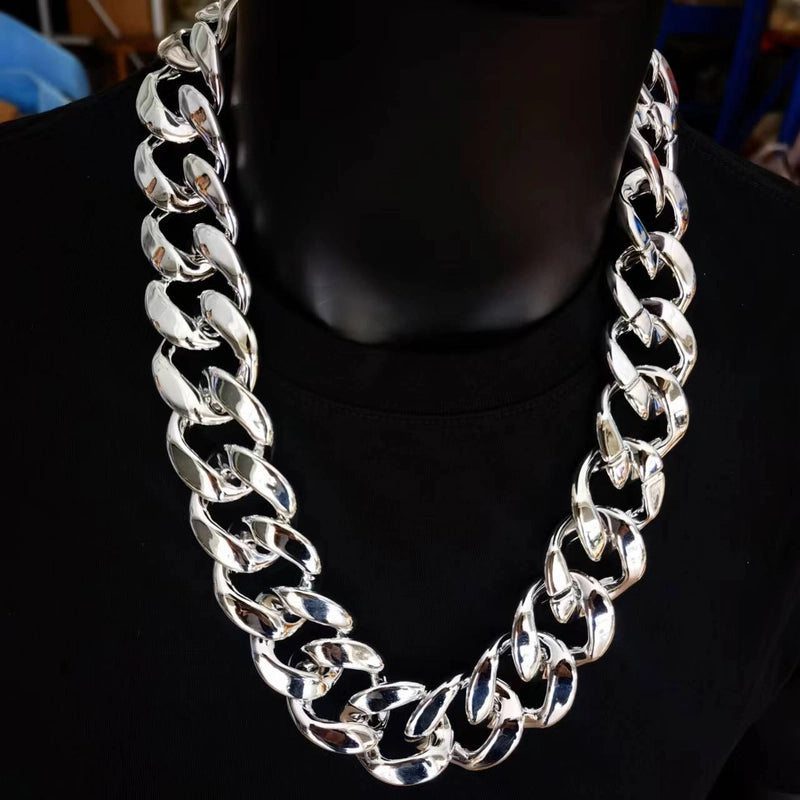 5 Pieces Exaggerated Solid Color Ccb Necklace