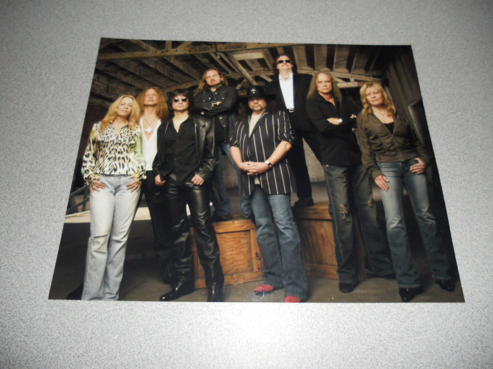 Lynyrd Skynyrd Rare Band Promo Southern Rock 8x10 Photo Poster painting #2