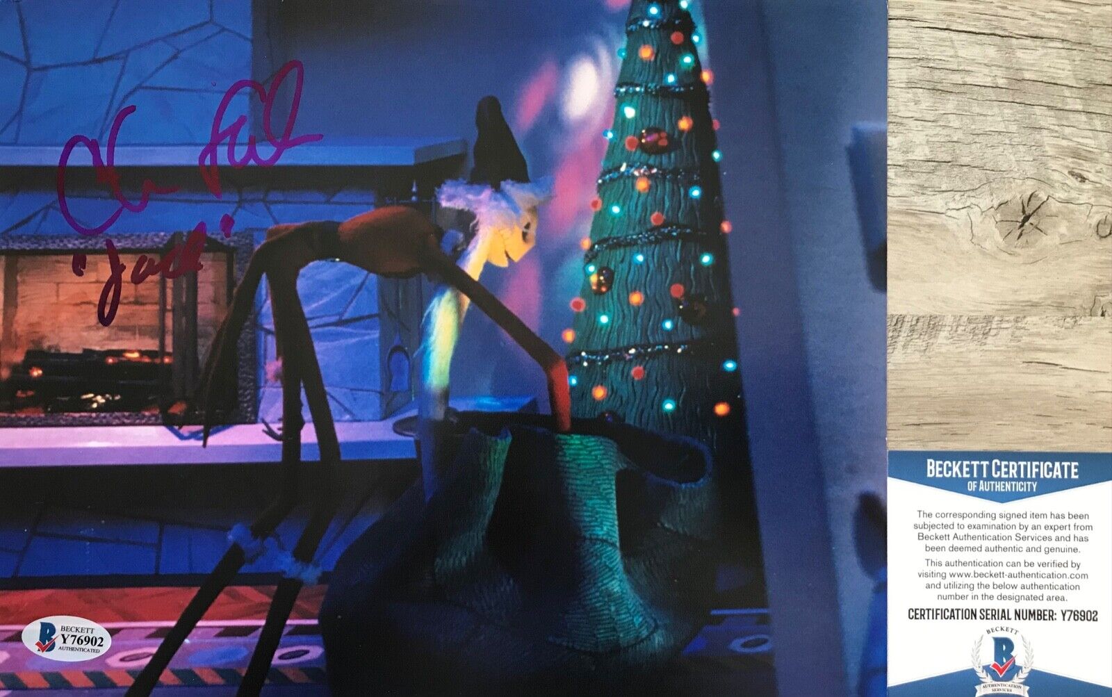 Chris Sarandon Autographed Signed A NIGHTMARE BEFORE CHRISTMAS 8x10 Photo Poster painting BAS