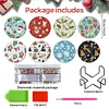 8pcs Christmas Diamond Painting Art Acrylic Coasters