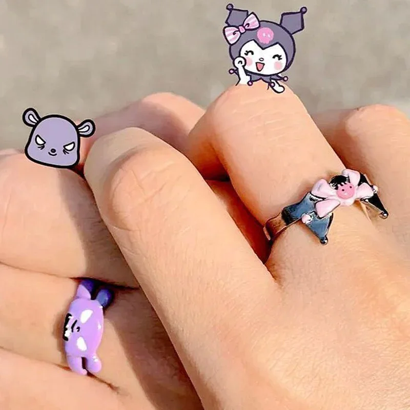 Popular Couple Rings Cute Puppy Dog Bone Rings For Couples Funny Dog Animal  Cartoon Anime Couple Rings For Women Men - Jewelry & Accessories - Temu  France