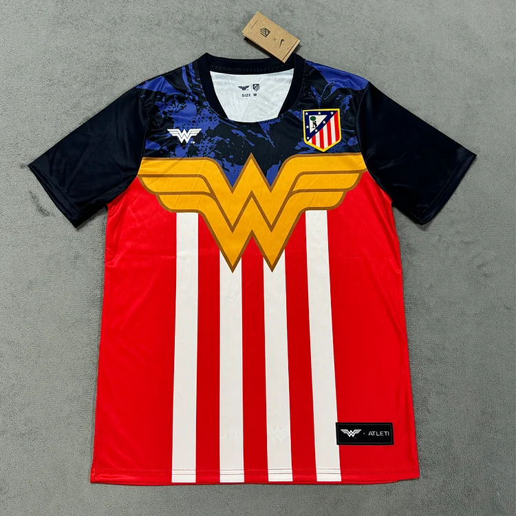 【S~4XL】2025 Atletico Madrid x Wonder Woman Special Edition Jersey
