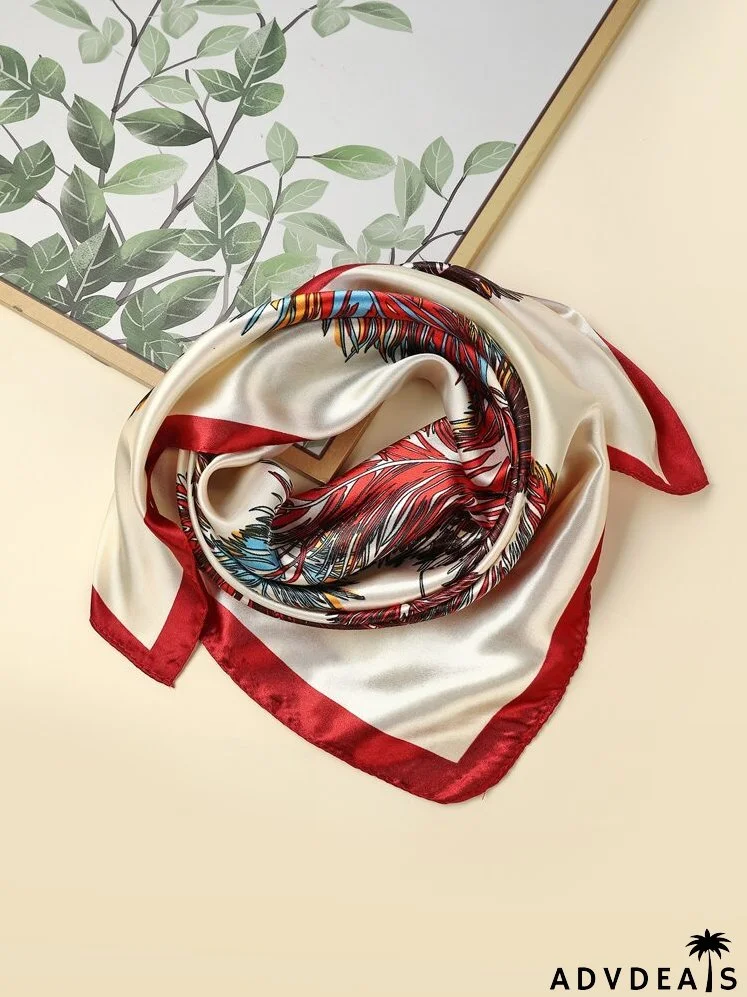 Feather Print Bandana