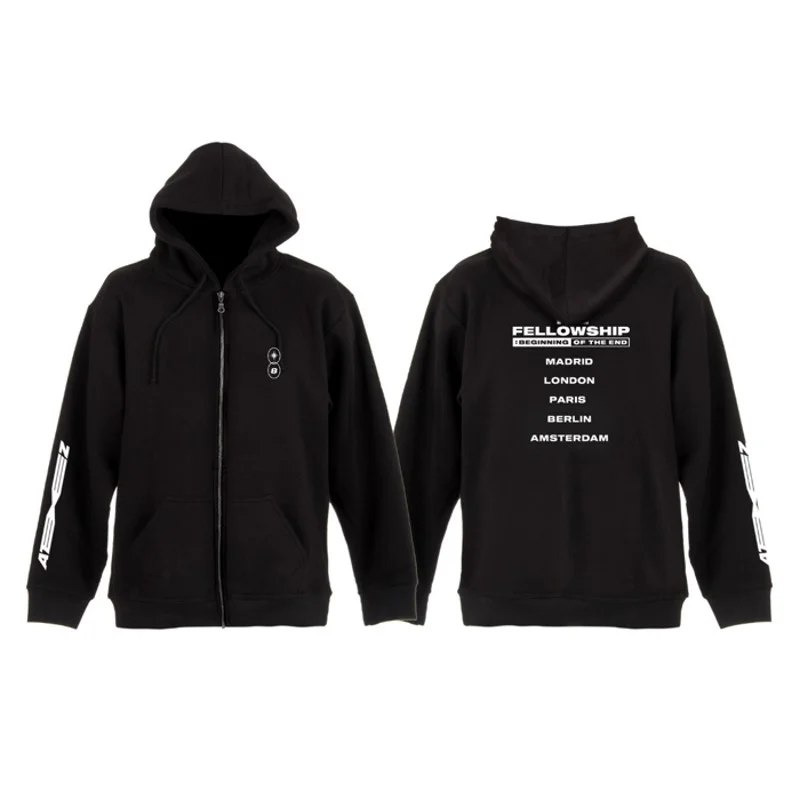 ATEEZ 8ROOM 7th Anniversary Crop Zip-Up Hoodie