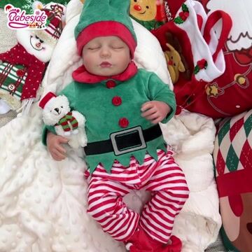 Babeside Christmas Lucy 20'' Realistic Reborn Baby Doll Sleeping Adorable Girl