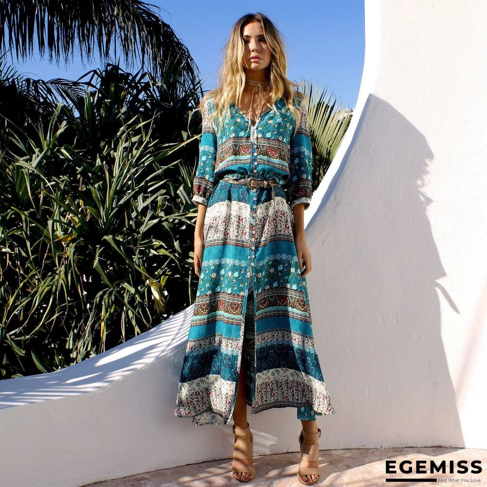 Beach Dress New Bohemian Ladies Long Dress | EGEMISS