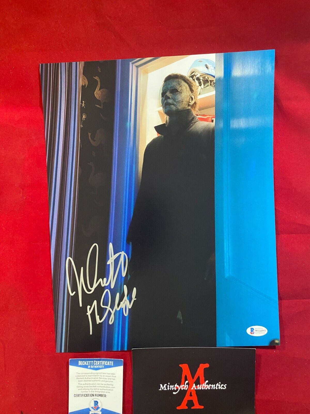 NICK CASTLE SIGNED 11x14 Photo Poster painting! HALLOWEEN! MICHAEL MYERS! BECKETT COA