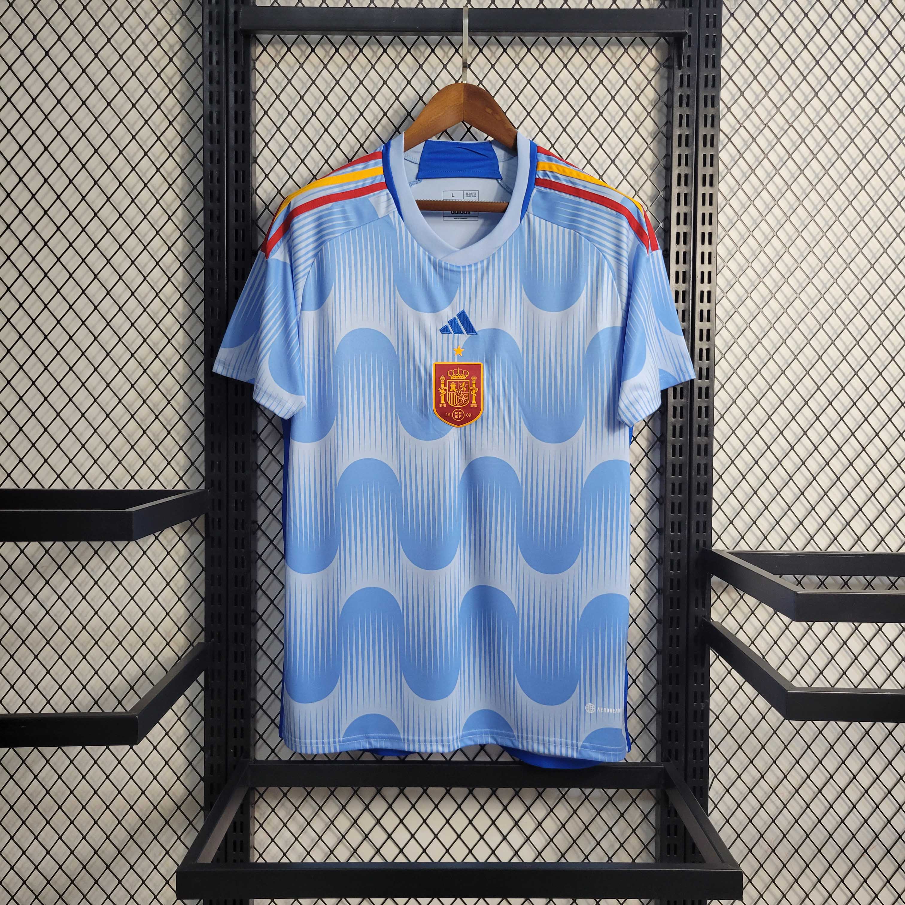 2022 FIFA World Cup Spain Away Soccer ShirtFootball Shirt 1:1 Thai Quality