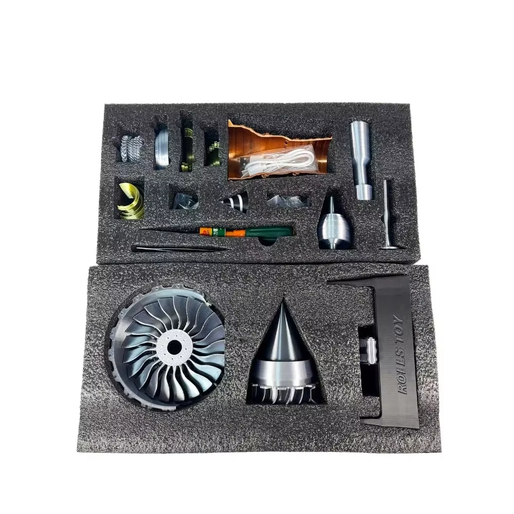 Jet Aviation Engine Model Simulates The Space Shuttle Turbofan Engine ...