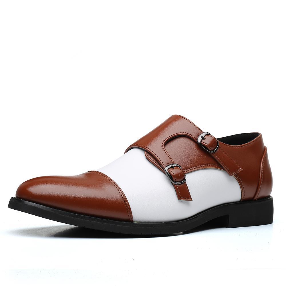 Dacomfy Men's Color block business shoes 