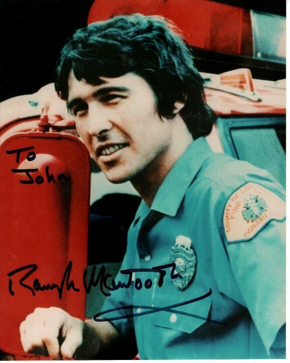 RANDOLPH MANTOOTH Signed Autographed EMERGENCY! Photo Poster paintinggraph - To John