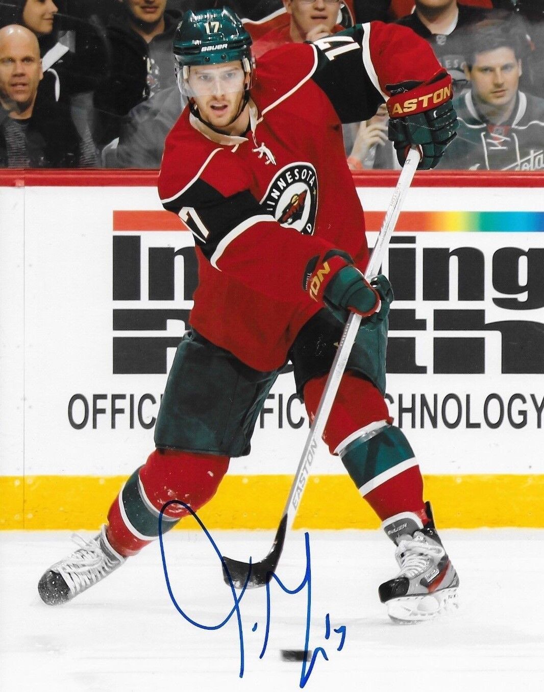 Torrey Mitchell Los Angeles Kings signed Minnesota Wild 8x10 Photo Poster painting autographed 3