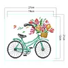 Romantic Bike - 14CT Stamped Cross Stitch 27*21cm/10.63*8.27in(Brand) tapestrymarket