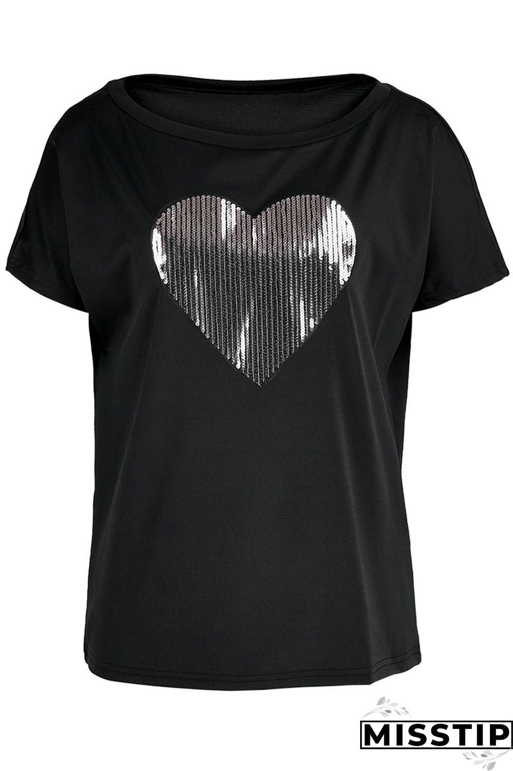 White Red Casual Print Bronzing Patchwork O Neck T-Shirts