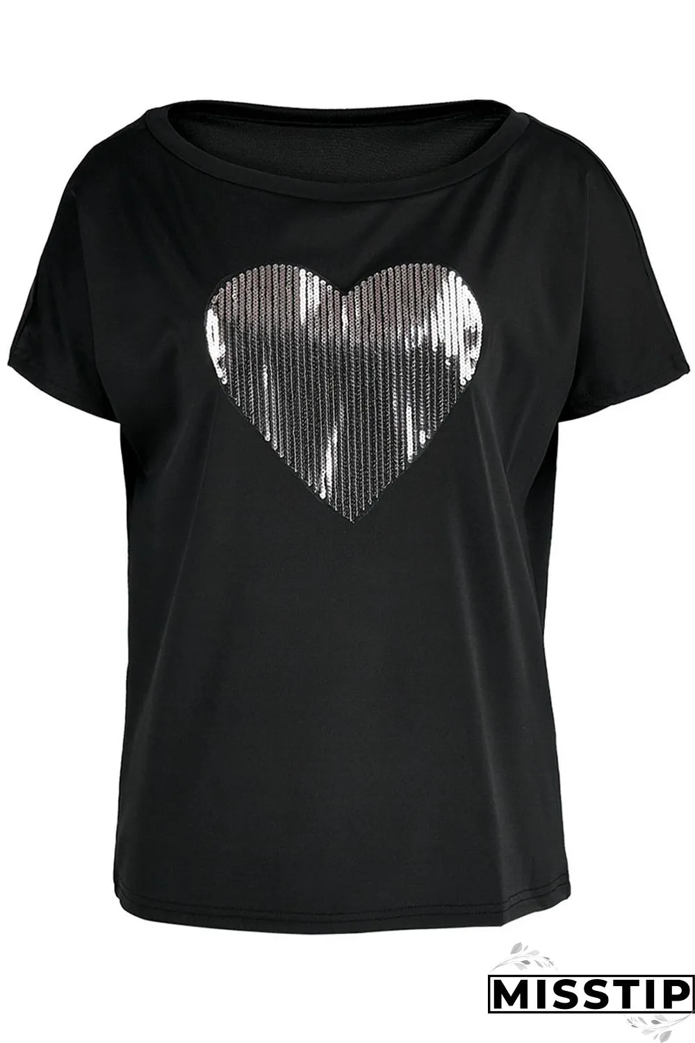 White Red Casual Print Bronzing Patchwork O Neck T-Shirts