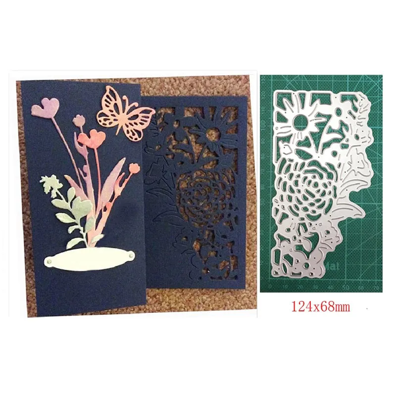 Craft Dies Metal Cutting Dies Cut Die Lace Corner Border Frame Decoration Scrapbook Dies Knife Mould Blade Punch Stencils Dies