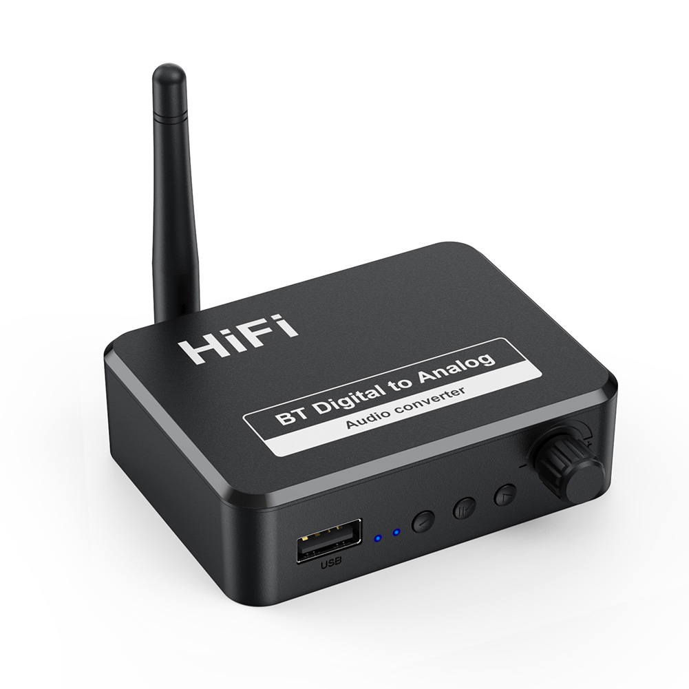 

HiFi Sound Bluetooth-compatible Digital to Analog Audio Converter Adapter, 501 Original