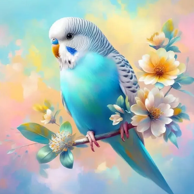 Bird - Full Round Drill Diamond Painting - 40*40CM(Canvas)