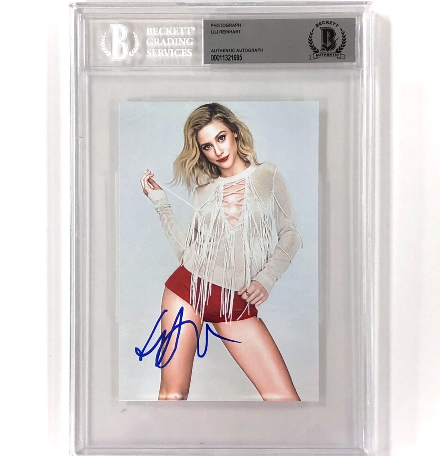 Lili Reinhart autograph signed 4x6 Photo Poster painting C Beckett BAS COA Riverdale & Hustlers