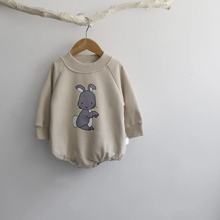  Baby Cartoon Lovely Bunny Simple Bodysuit