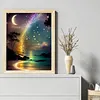 Aurora Moon-11CT Stamped Cross Stitch 40*50cm