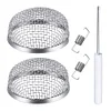 Flying Insect Screen Stainless Steel RV Furnace Vent Cover for Camper RV Caravan