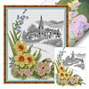 (Counted/Stamped)Four Seasons Spring Jasmine-14CT Cross Stitch 21*27cm/8.27*10.63in