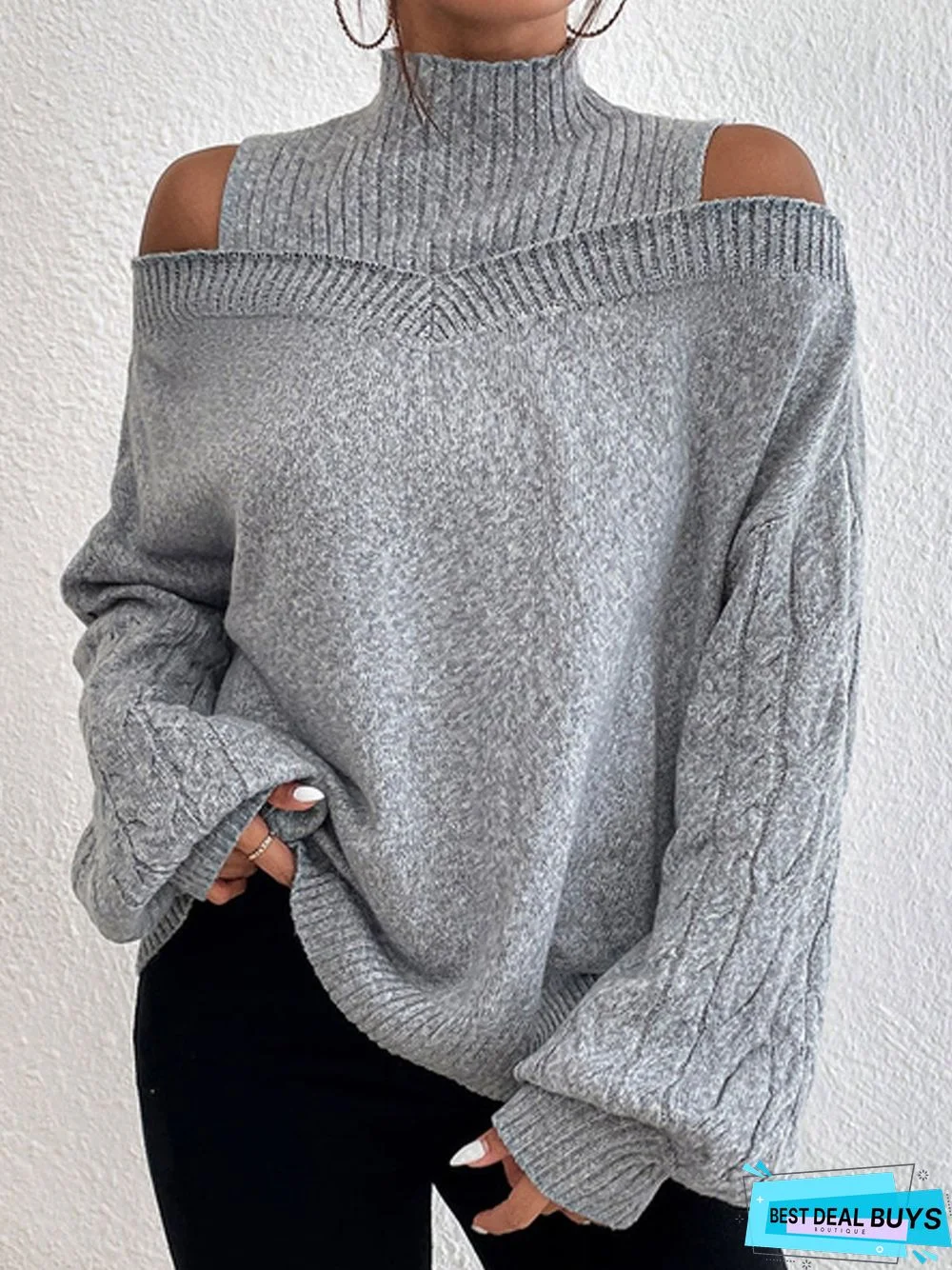 Casual Loose Tunic Sweater Knit Jumper