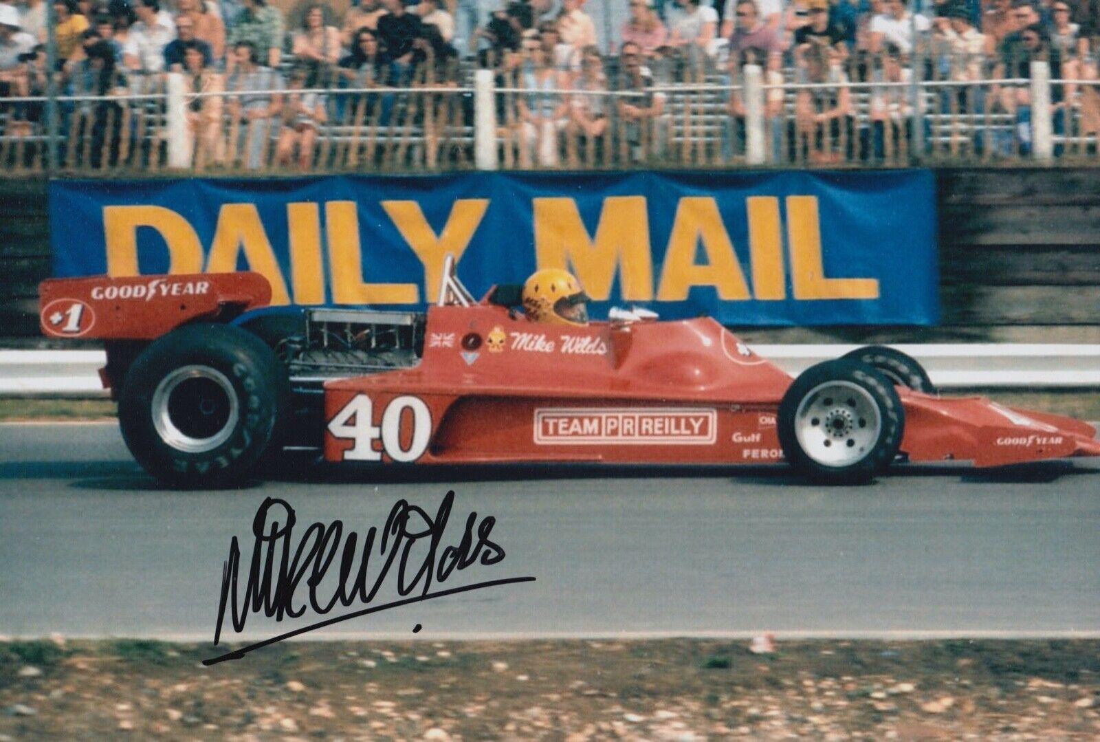 Mike Wilds Hand Signed 12x8 Photo Poster painting F1 Autograph Team PR Reilly