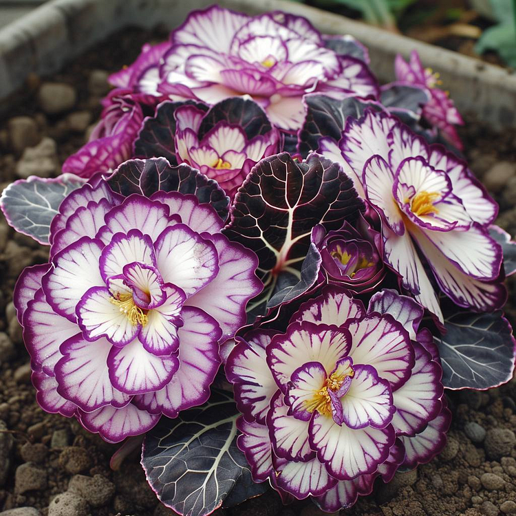 Painted Begonia 🫧☘️Pot Plant, Interior Design, Low Maintenance🍃🌺