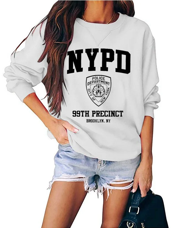 Printed Cotton-Blend Long Sleeve Sweatshirt Zaesvini