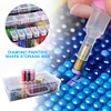 (US Local)64 Grids Diamond Painting Storage Containers Box for Beads Art DIY Crafts Tool