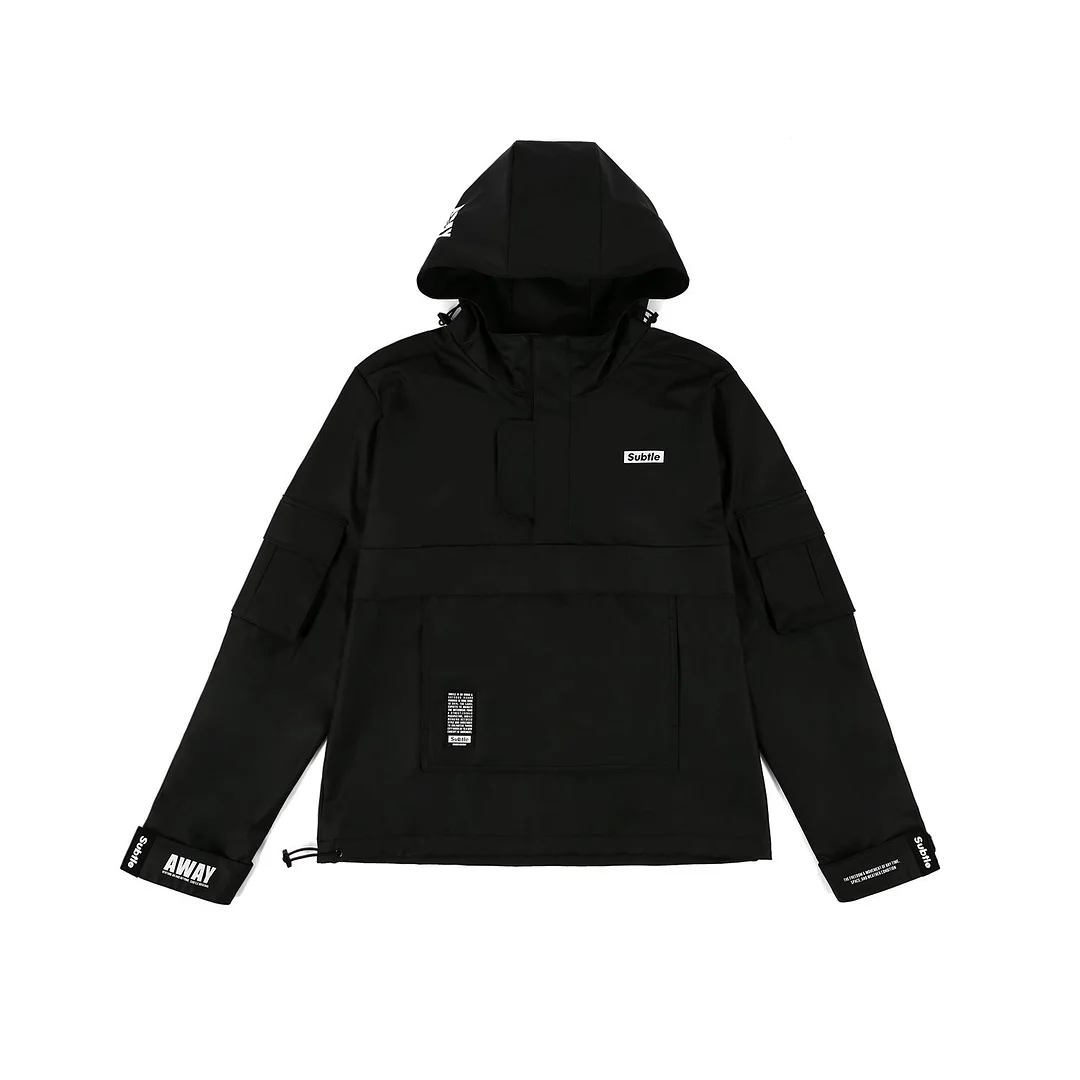 AWAY Anorak Jacket BLACK