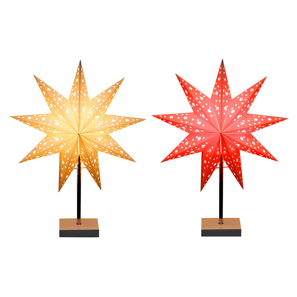 

Star Floor Night Light Table Standing Home Room Xmas Party Decor Paper Lamp, 501 Original