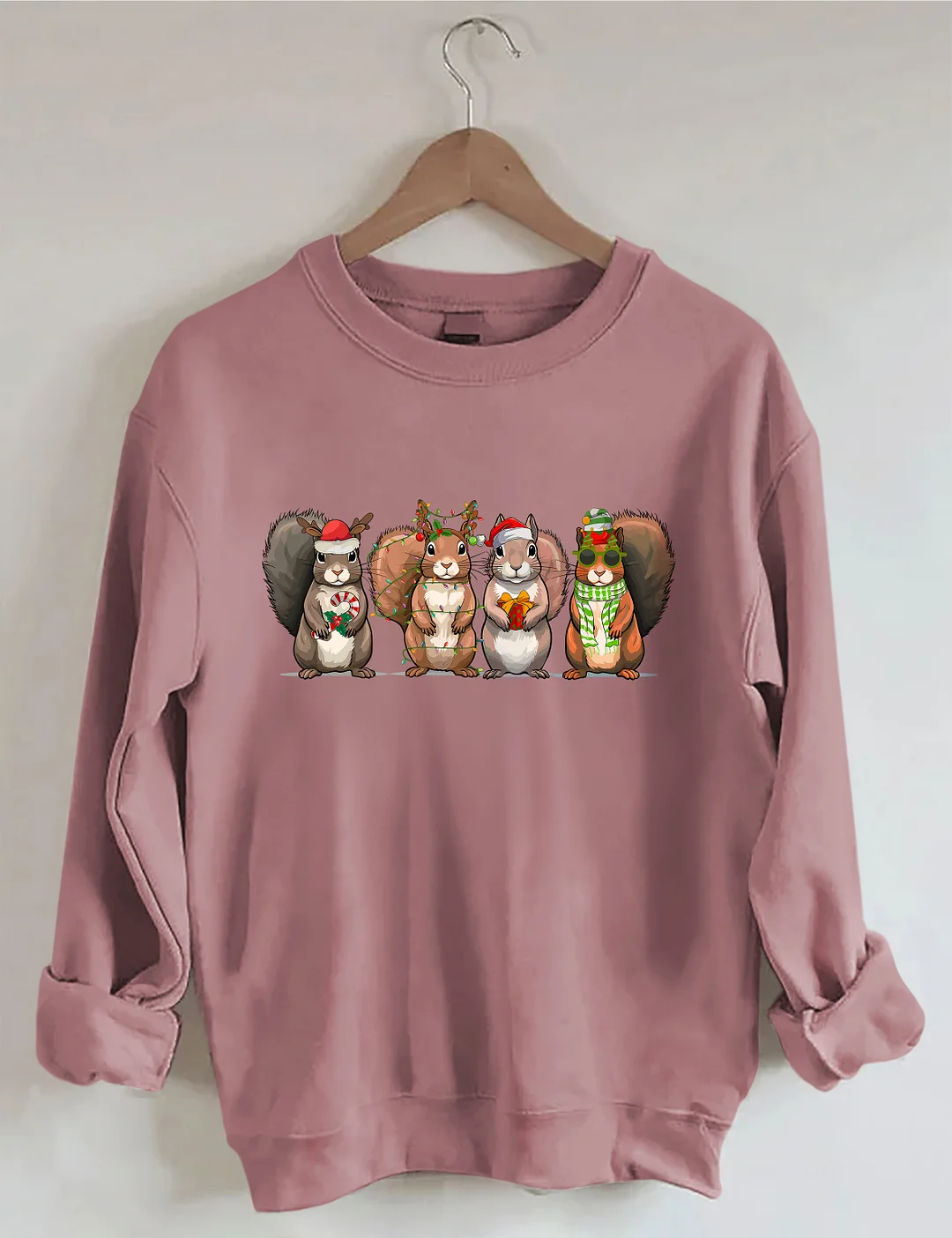 Funny Christmas Squirrel Sweatshirt