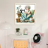 Sewing Grandma Full Counted Cross Stitch 14CT 2-Strand 40x40cm